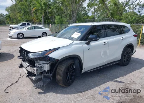 2022 Toyota Highlander Xle from USA, damaged, VIN 5TDGZRAH0NS554706